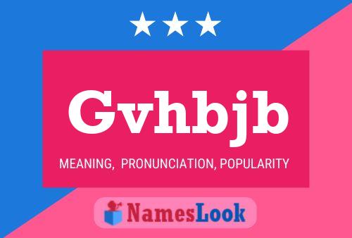 Постер имени Gvhbjb