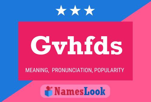 Постер имени Gvhfds