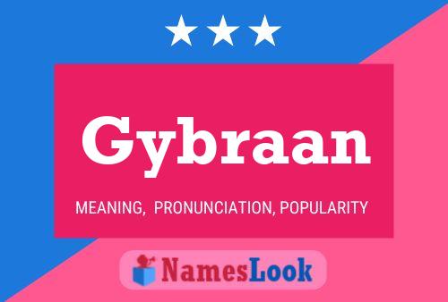 Постер имени Gybraan