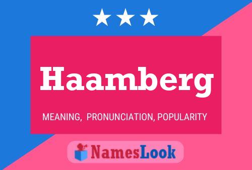 Постер имени Haamberg