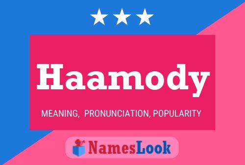 Постер имени Haamody