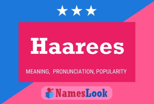 Постер имени Haarees