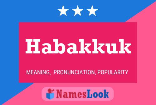 Постер имени Habakkuk