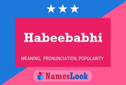 Постер имени Habeebabhi