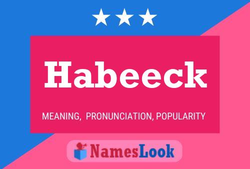 Постер имени Habeeck