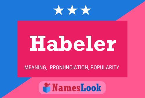 Постер имени Habeler