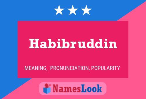 Постер имени Habibruddin