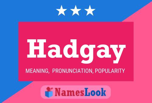 Постер имени Hadgay