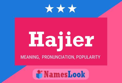 Постер имени Hajier