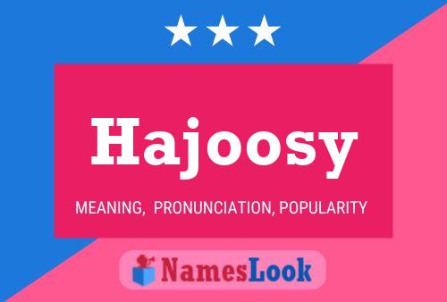 Постер имени Hajoosy