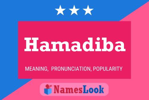 Постер имени Hamadiba