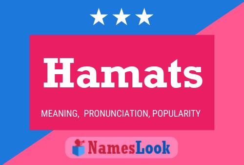 Постер имени Hamats