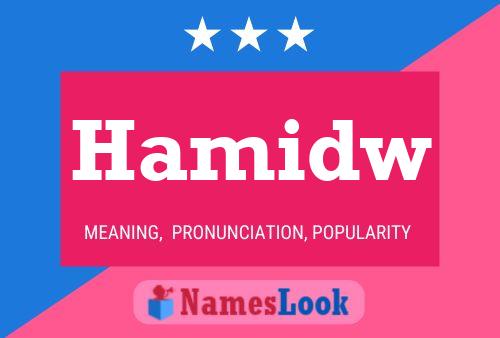 Постер имени Hamidw