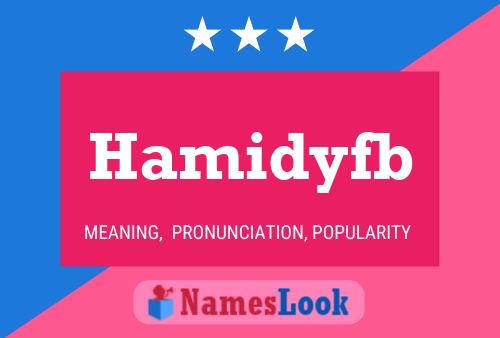 Постер имени Hamidyfb