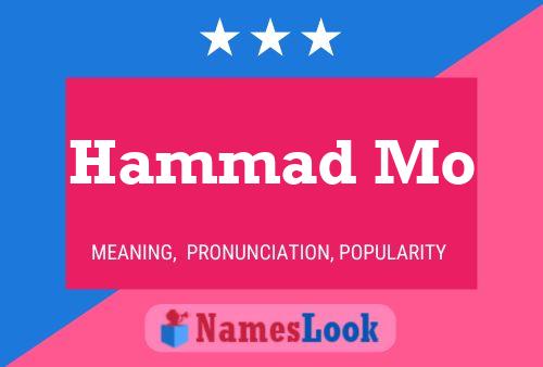 Постер имени Hammad Mo