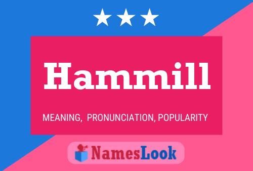 Постер имени Hammill