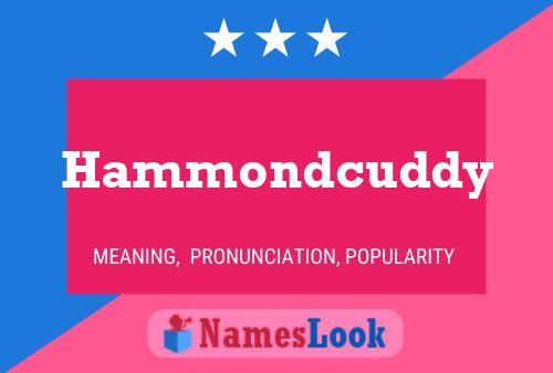 Постер имени Hammondcuddy