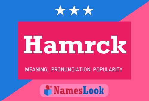 Постер имени Hamrck