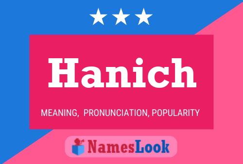 Постер имени Hanich