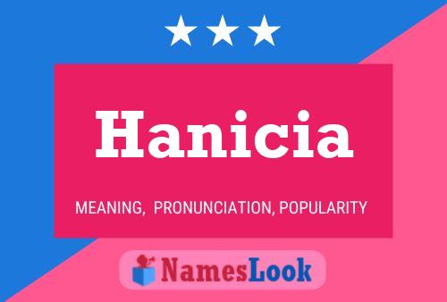 Постер имени Hanicia