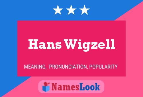 Постер имени Hans Wigzell