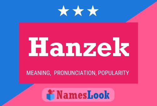 Постер имени Hanzek