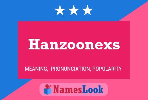 Постер имени Hanzoonexs