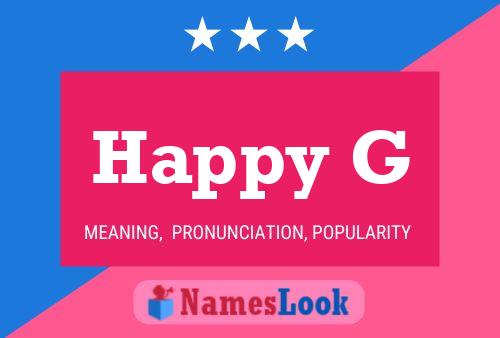 Постер имени Happy G