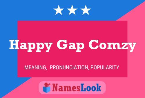 Постер имени Happy Gap Comzy