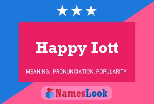 Постер имени Happy Iott