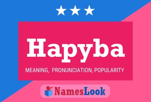 Постер имени Hapyba