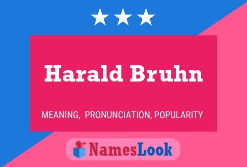 Постер имени Harald Bruhn