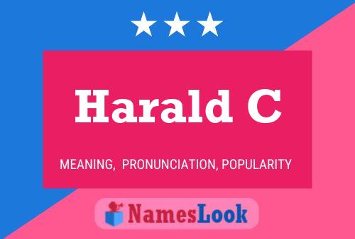 Постер имени Harald C