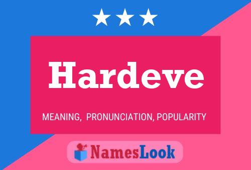 Постер имени Hardeve