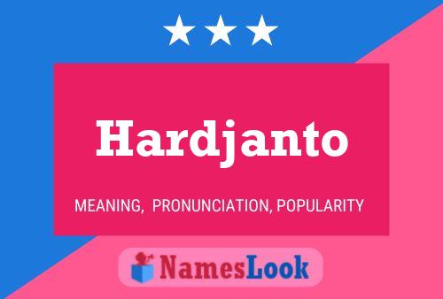 Постер имени Hardjanto