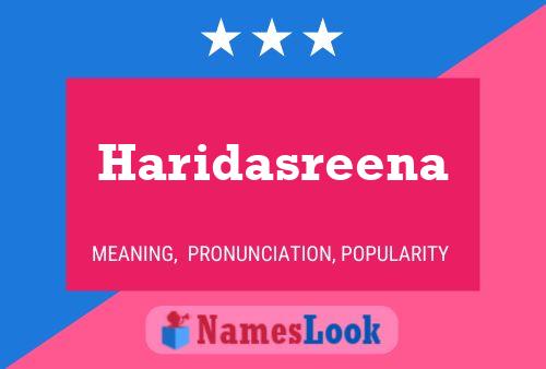 Постер имени Haridasreena