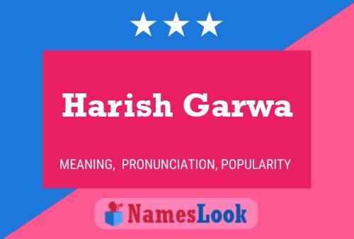 Постер имени Harish Garwa