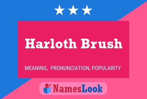 Постер имени Harloth Brush