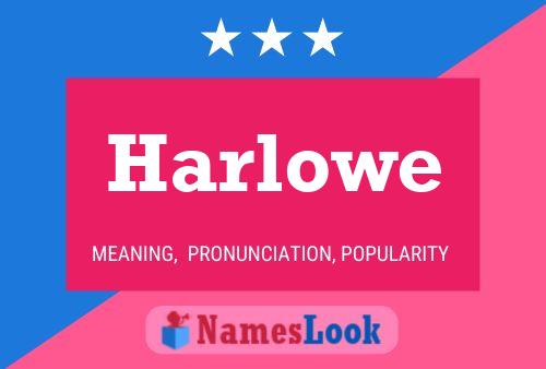 Постер имени Harlowe