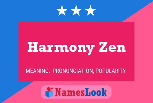 Постер имени Harmony Zen