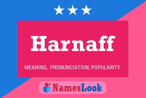 Постер имени Harnaff