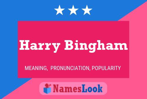 Постер имени Harry Bingham