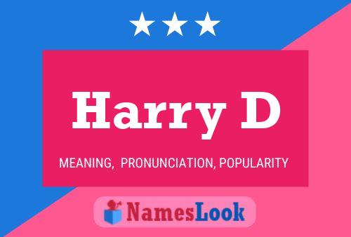 Постер имени Harry D