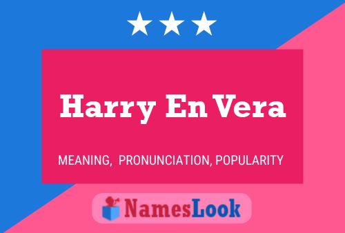 Постер имени Harry En Vera