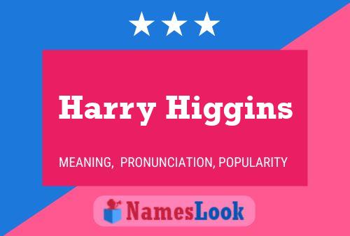 Постер имени Harry Higgins