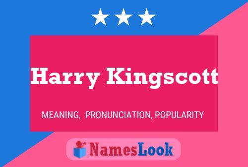 Постер имени Harry Kingscott