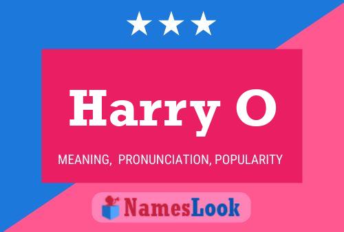 Постер имени Harry O