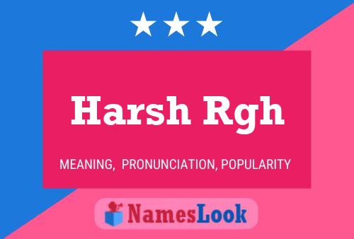 Постер имени Harsh Rgh