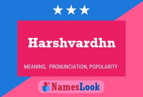 Постер имени Harshvardhn