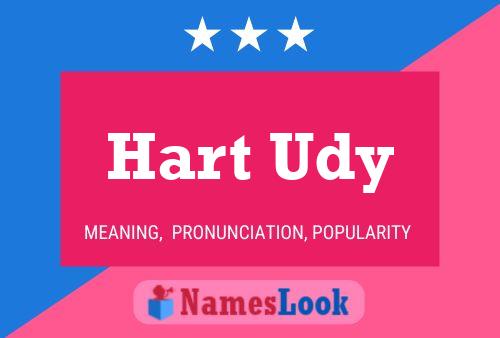 Постер имени Hart Udy